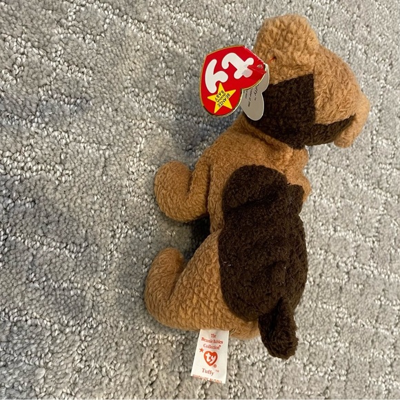 TY Beanie Babies Collection 1996 Tuffy the Dog Plush Stuffed Animal - Picture 2 of 2